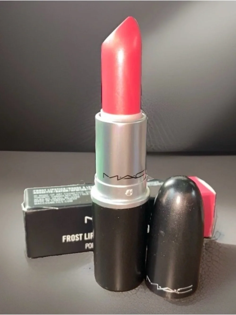 MAC Frost Lipstick 💄 BOMBSHELL 303 - Full Size (Pink Pearlescent Shimmer) BNIB
